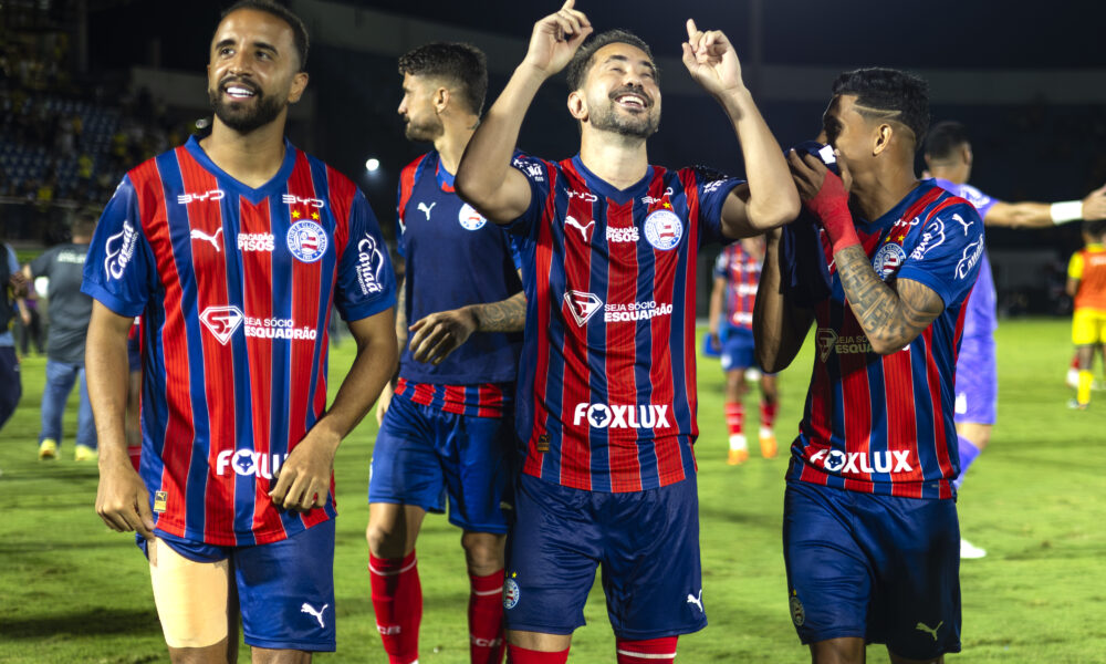 Bahia comemora vitória como visitante no Brasileirão 2026